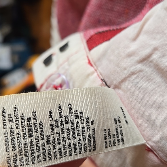 Free People Selina Tweed Wide Leg Cuffed Pants Pink Rose Women’s Size 10 - Picture 16 of 17